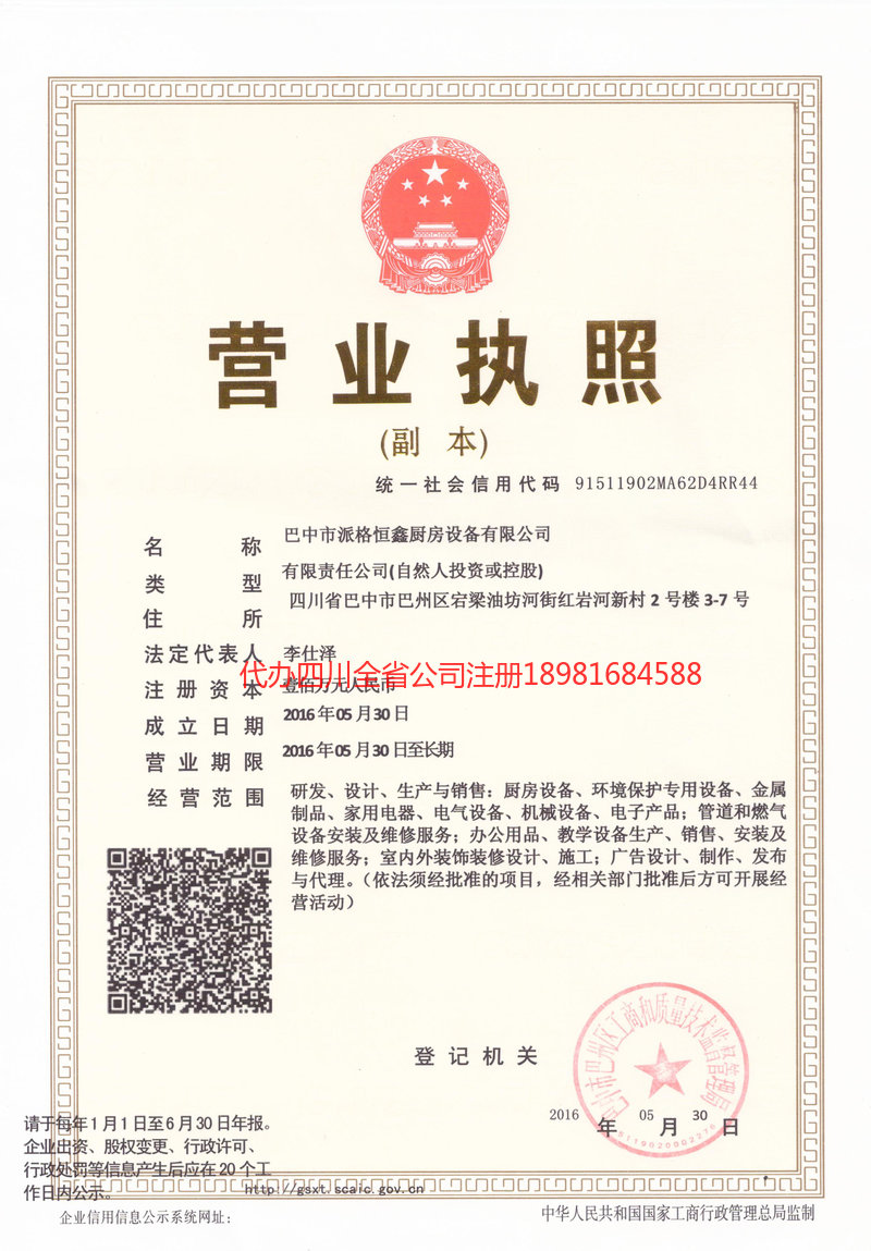 阜阳阜阳派格恒鑫厨房设备有限公司